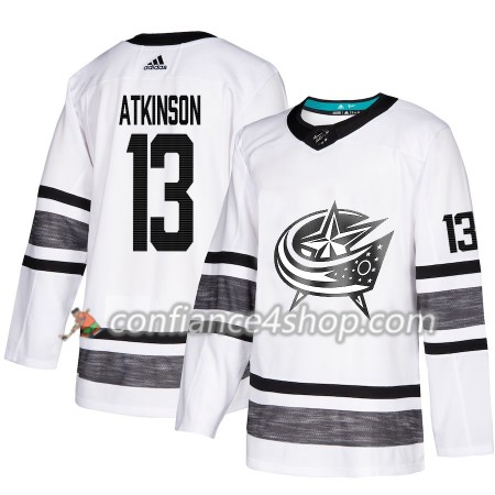 Adidas Maillot de Hockey Columbus Blue Jackets Cam Atkinson 13 2019 All-Star Blanc Authentic - Homme